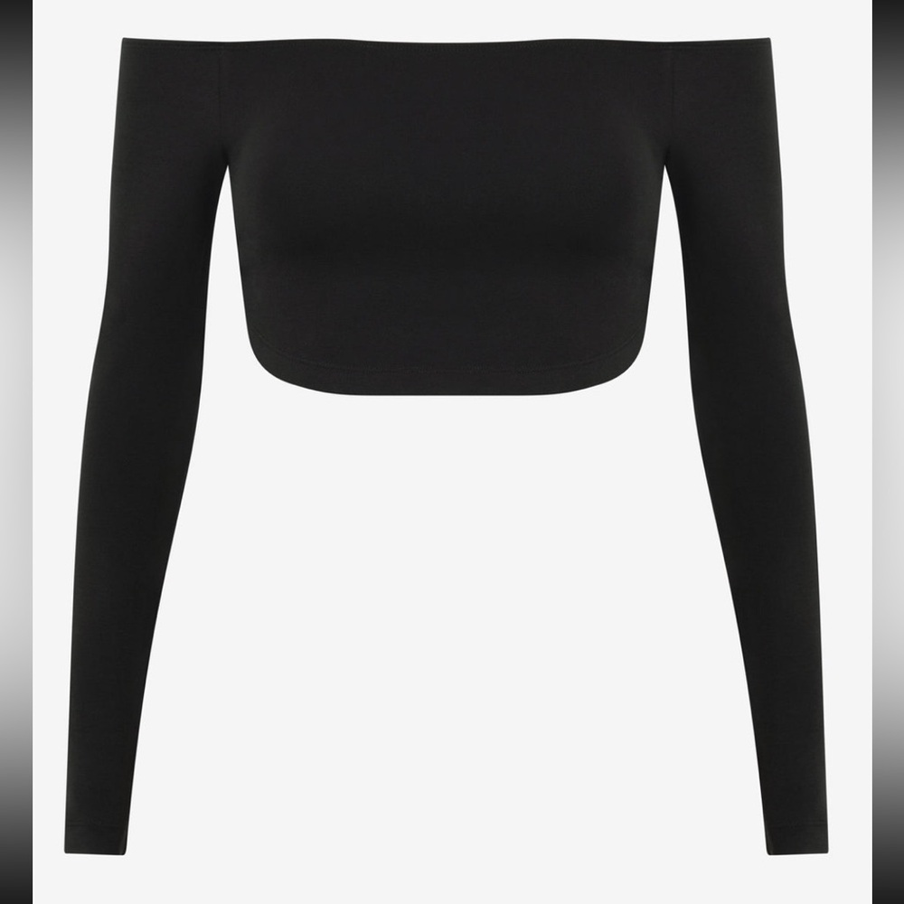 CSB Open Back Long Sleeve Cropped Top - Picture 6 of 11